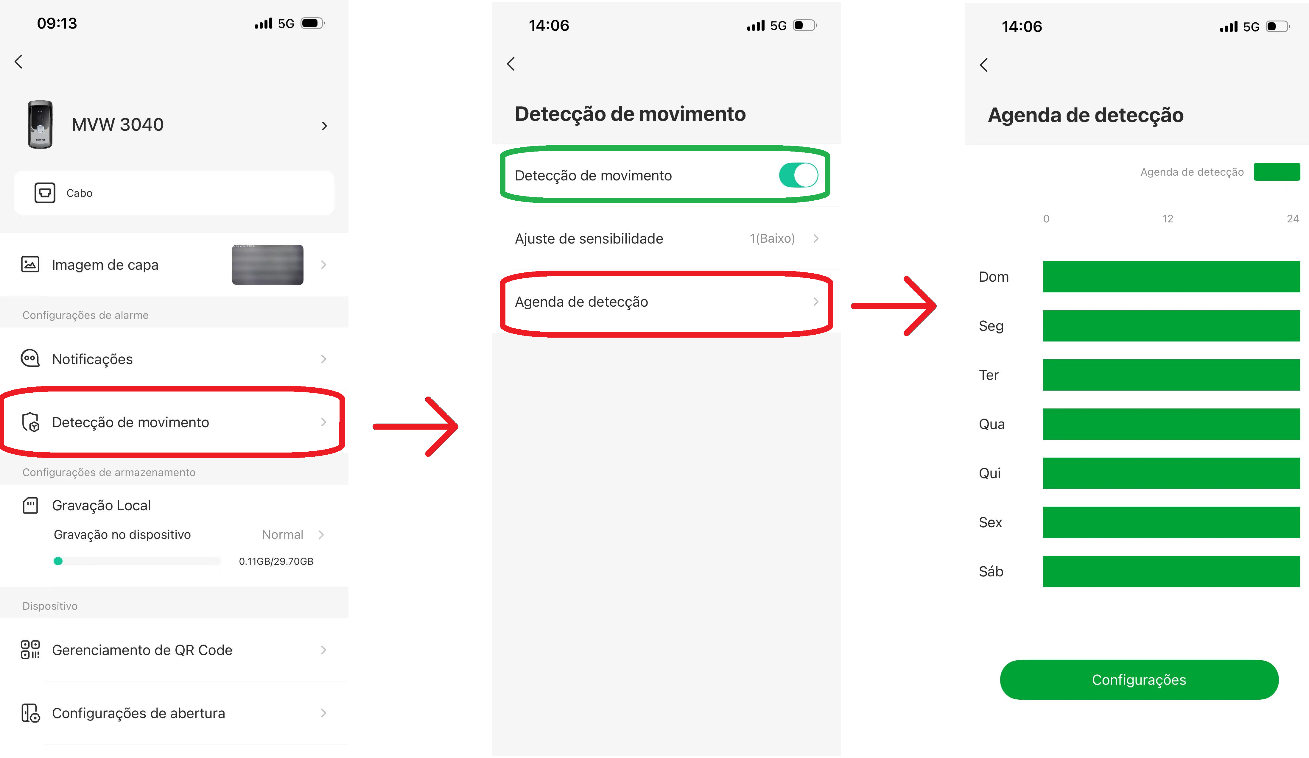 Detecção de Movimento